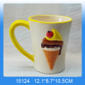 Lovely icecream design ceramic teapot